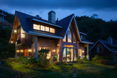 Compact Chalet with Pool View in SouthMed